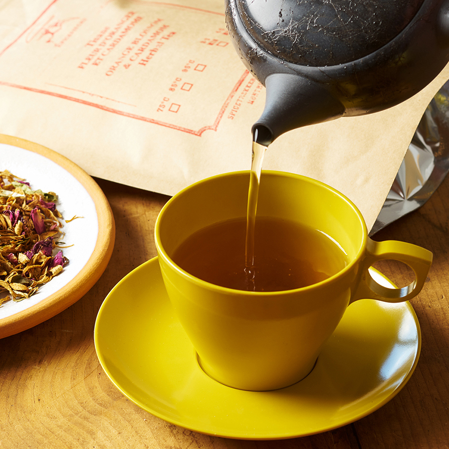 Orange Blossom and Cardamom Herbal Tea