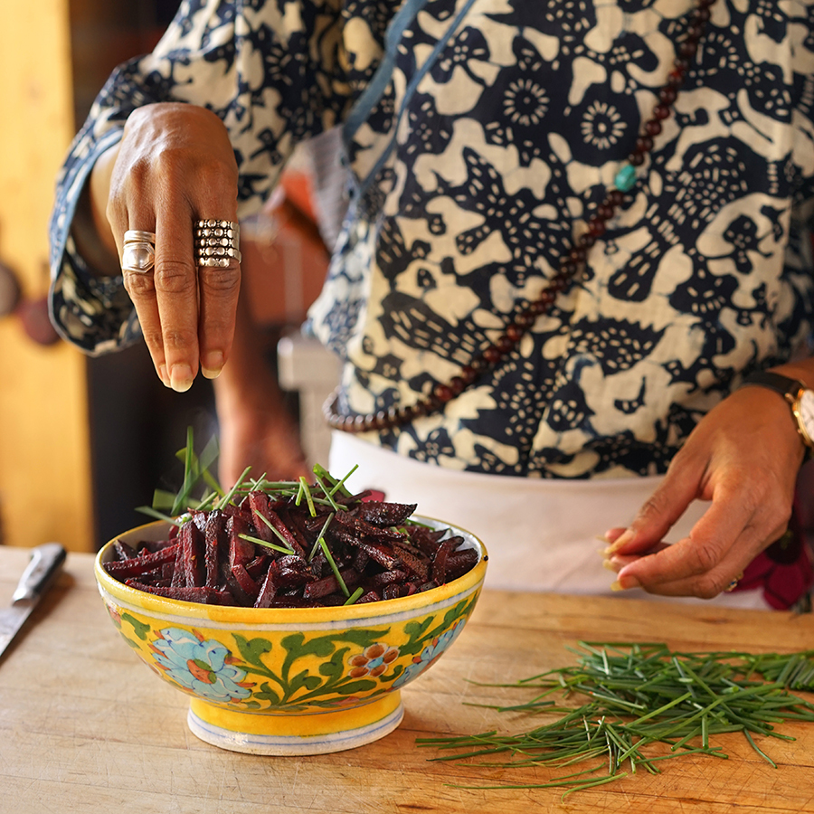 Shafi's steamed beets