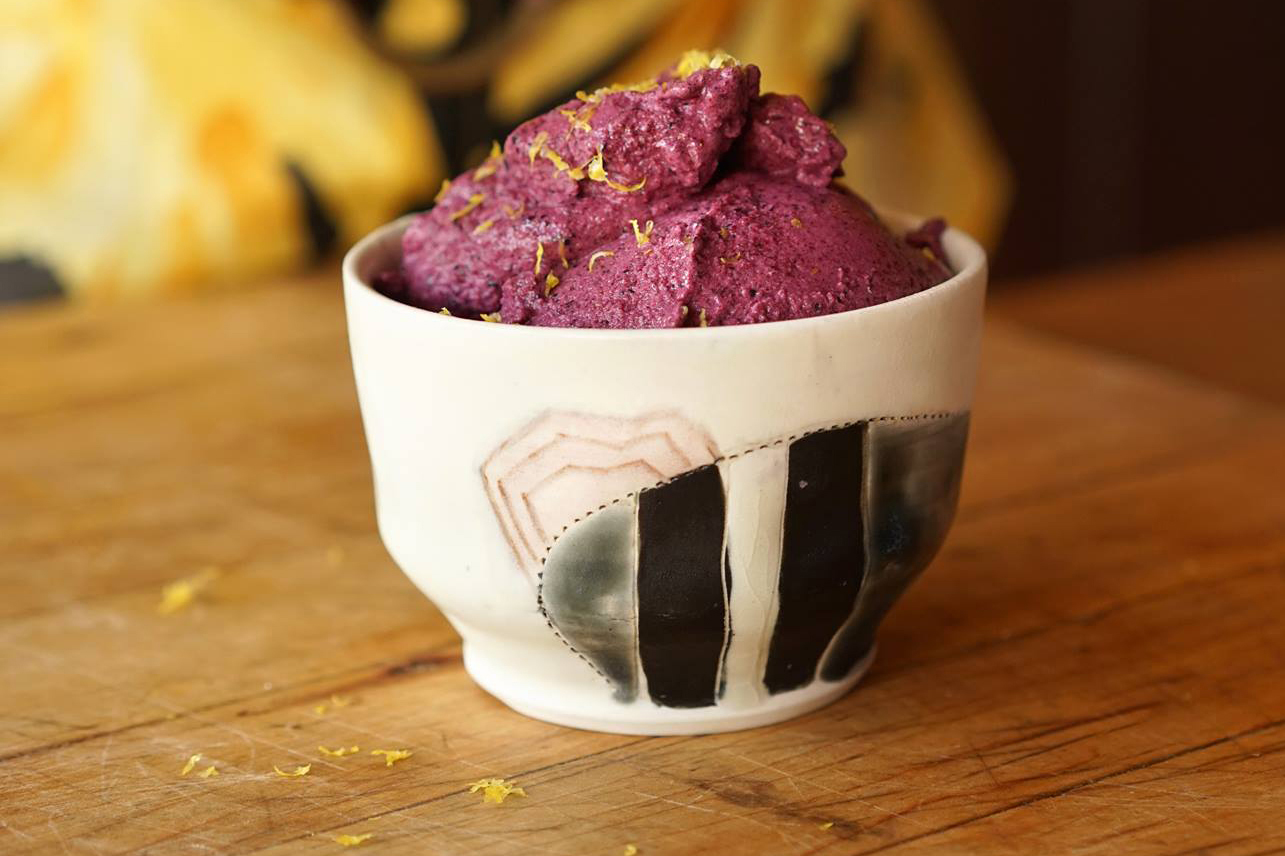 Blueberry Coconut Sorbet Recette