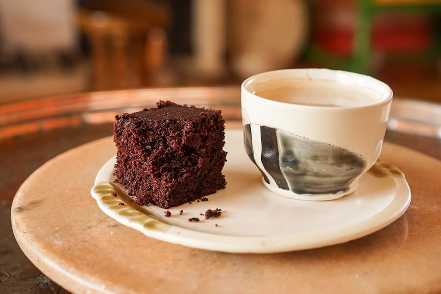 Chocolate Cardamom Coffee Cake