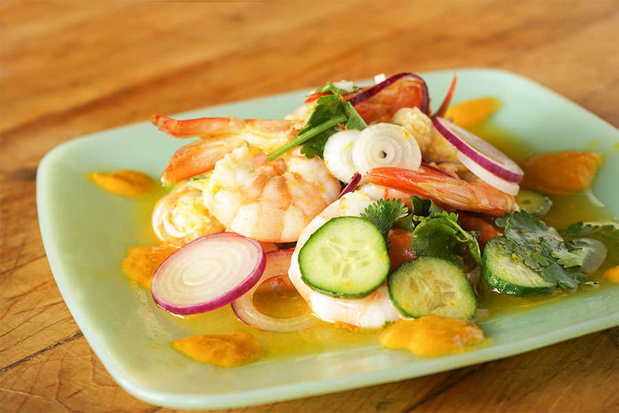 peruvian shrimp ceviche