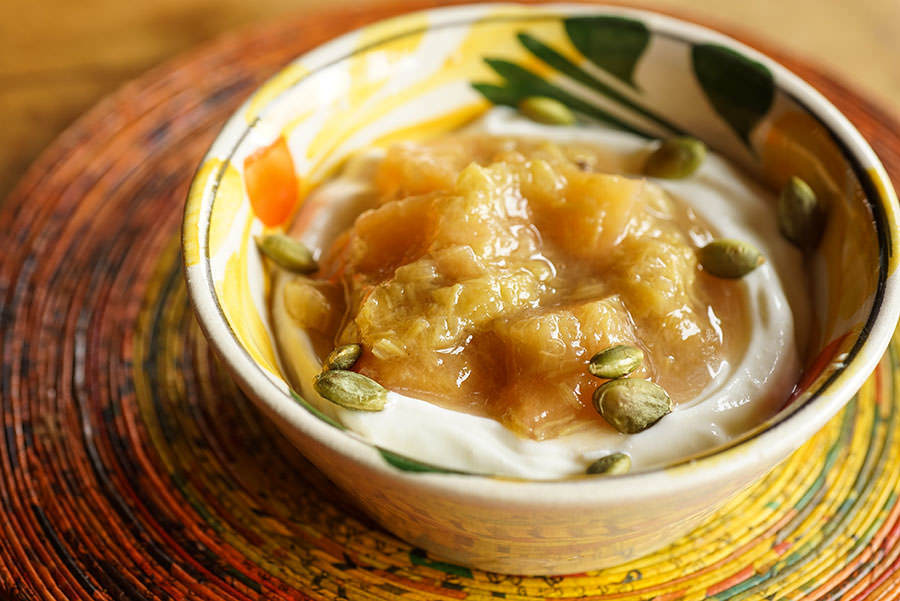 Pineapple Rhubarb Compote