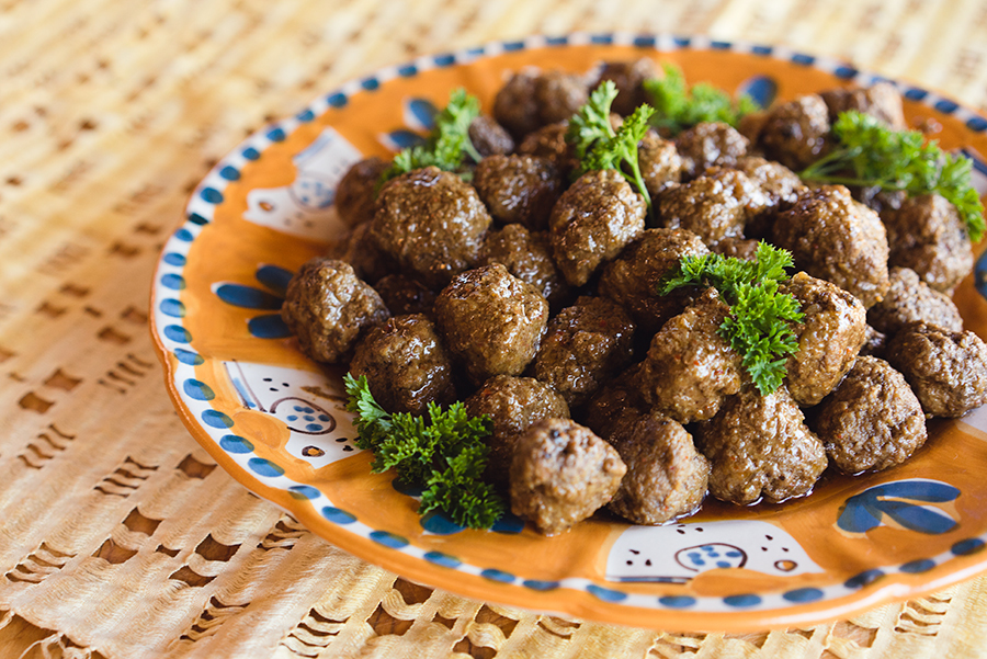 Couscous Spice Blend Mini Lamb Meatballs