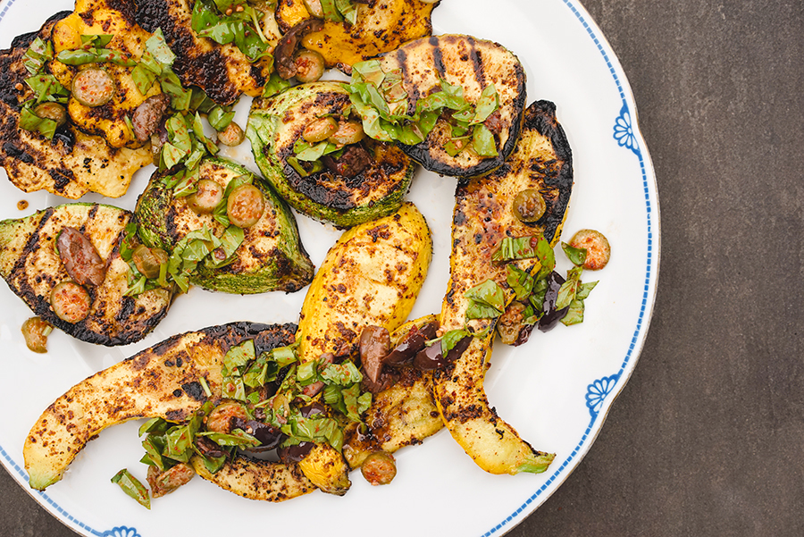 Dukkha Grilled Zucchini