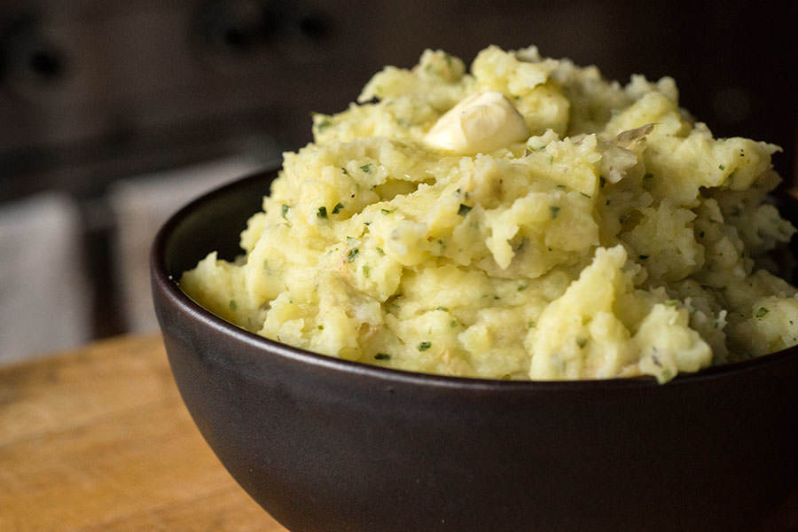 Fines Herbes Mashed Potatoes