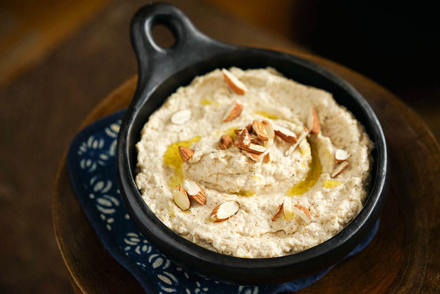 Almond and Parsnip Hummus