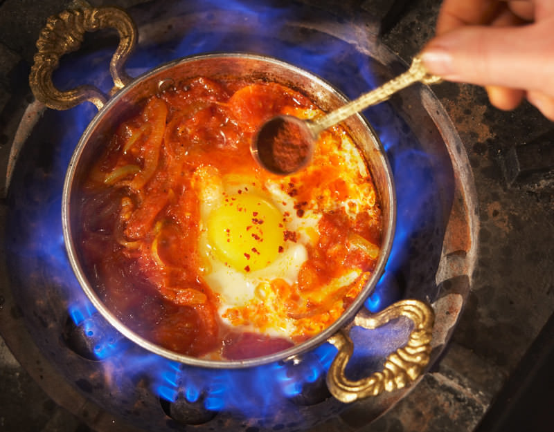 Menemen - Turkish vegetable and eggs