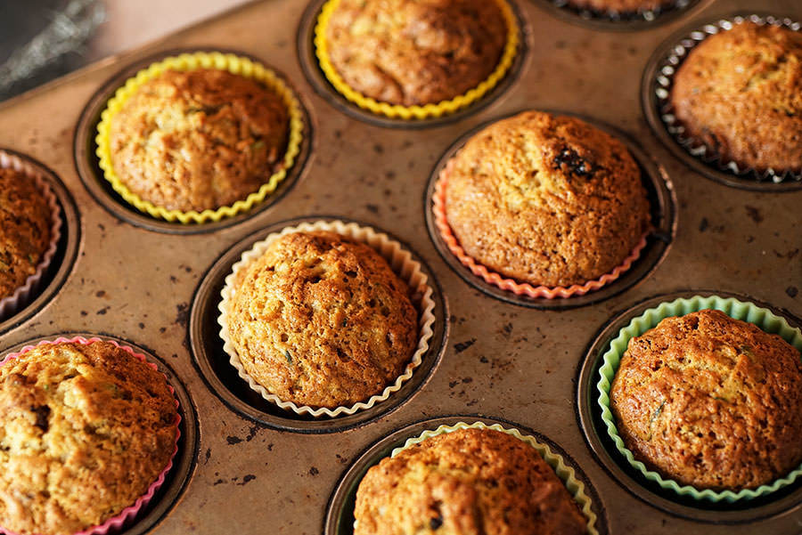 Apple Zucchini Muffins