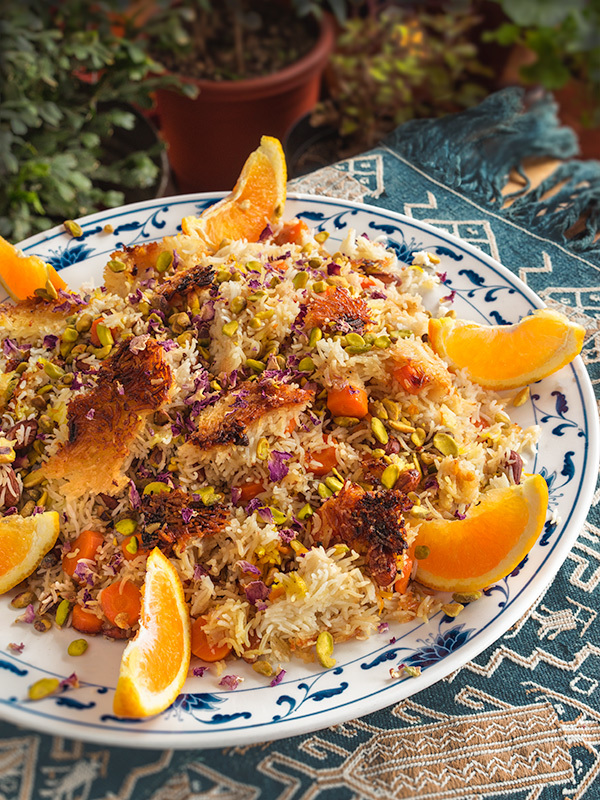 Orange And Carrot Pilaf