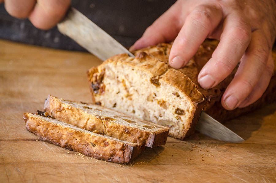 Raisin and Nut Banana Bread