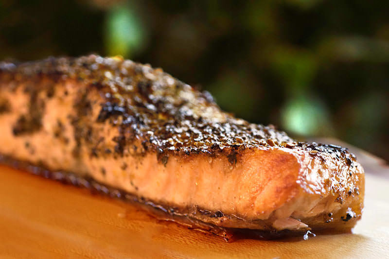 Salmon Filet with Gaspesian Rub