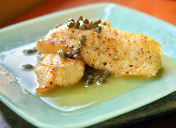 Philippe's Pan-Fried Halibut