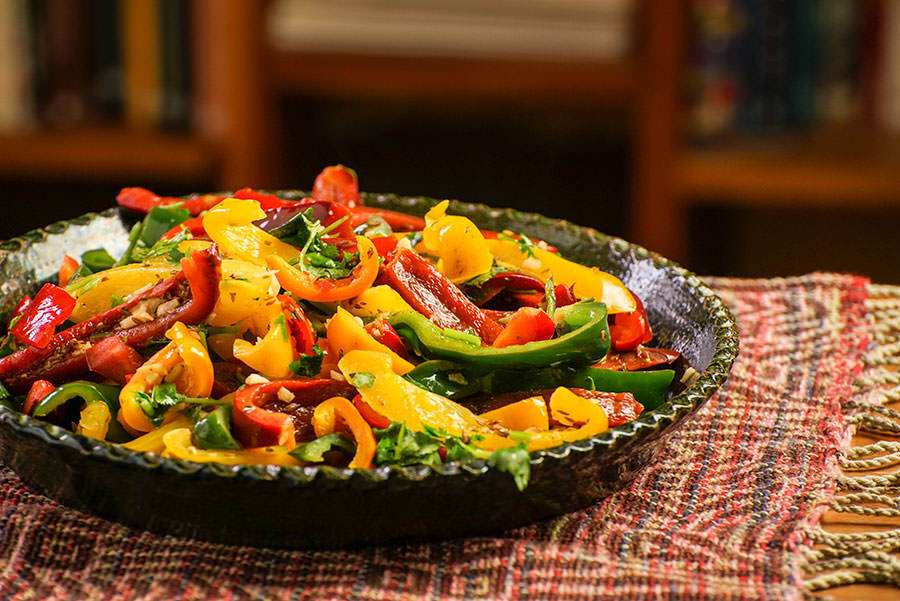 Peppers Sautéed with Cumin