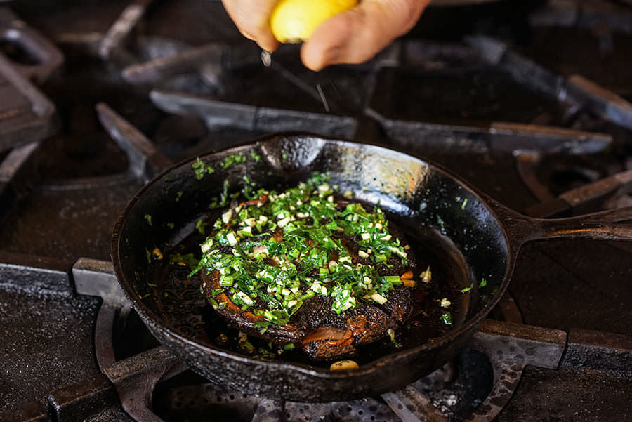 Portobello A La Persillade