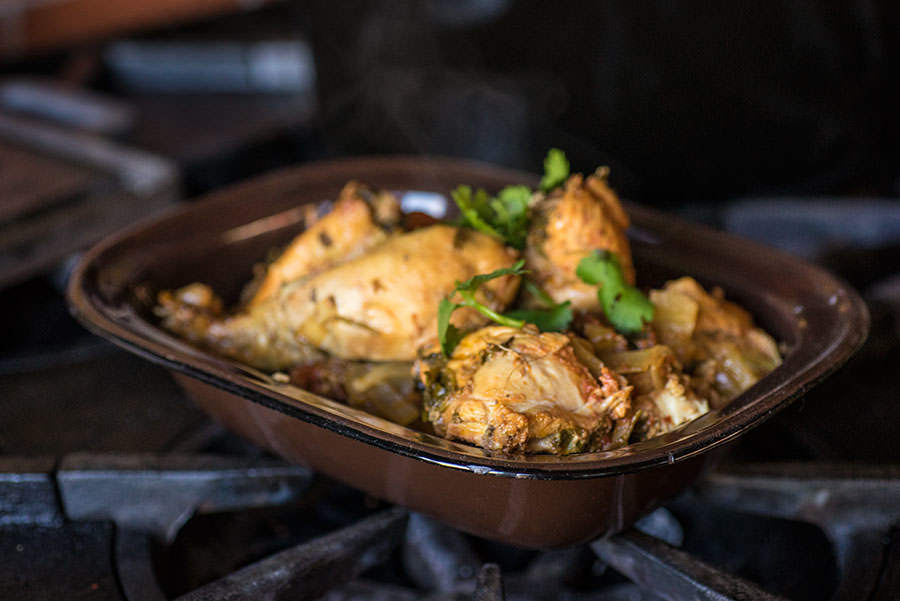 Slow cooker Pepper Cardamom Chicken