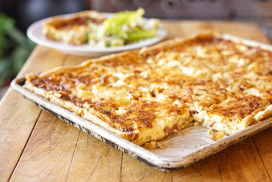 Quiche Lorraine with Cheese