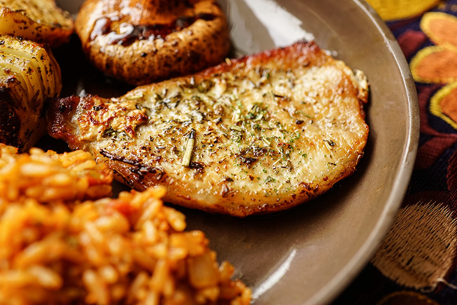 Quick Herb Pork Chops