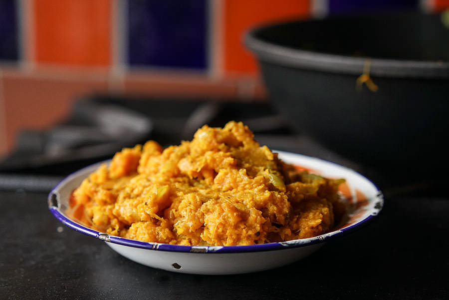 Refried Sweet Potato