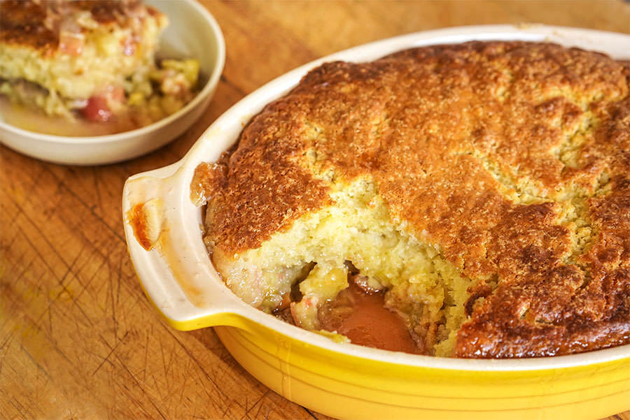 Rhubarb Cobbler