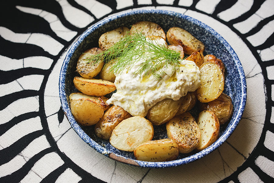 Roast Potatoes With Greek Spices