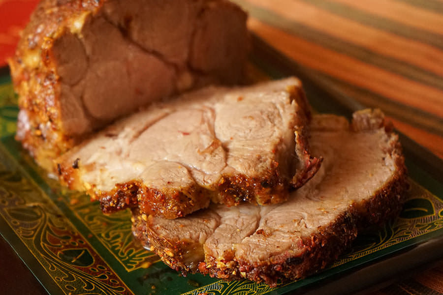 Roast pork with Bali Spices