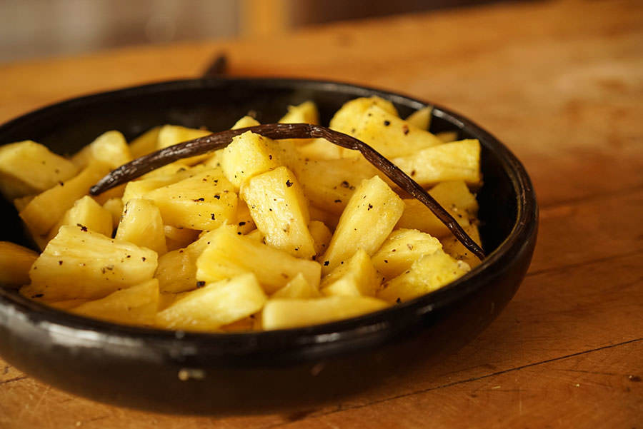 Pineapple Salad with Three Pepper