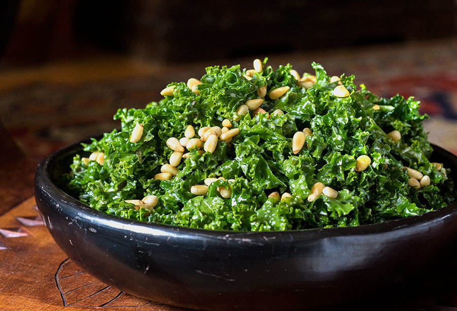 Kale Salad with Classic Fines herbes