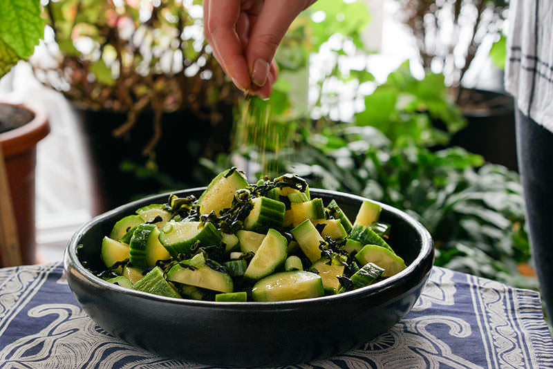 Wakame and Cucumber Salad