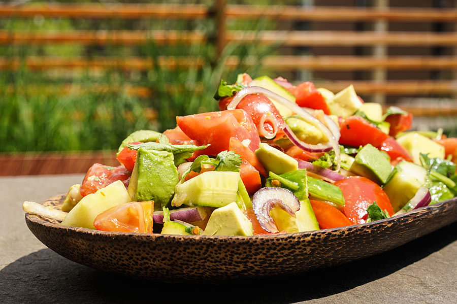 ''Thai'' Tomato and Avocado Salad