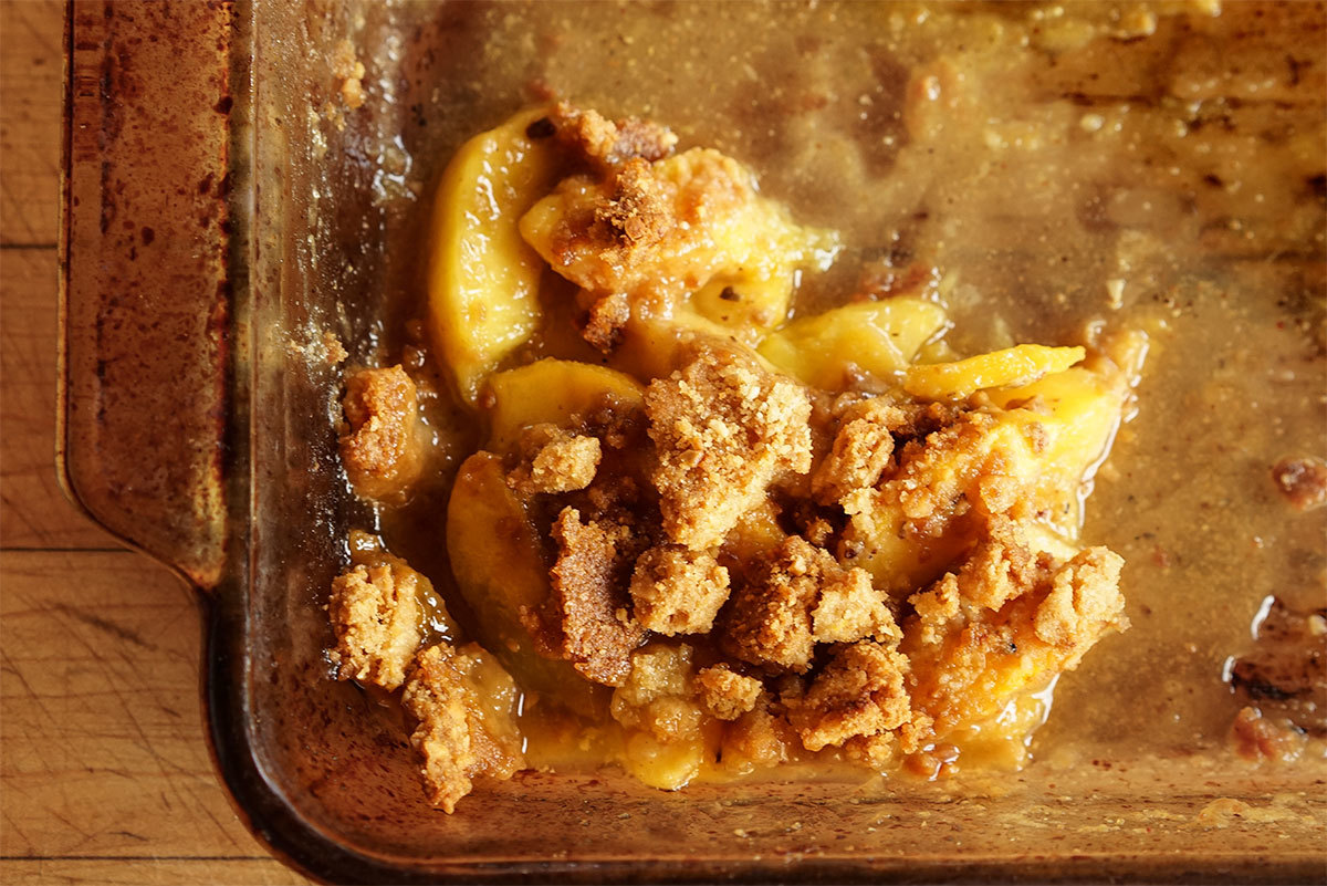 Silk Road Peach Crumble