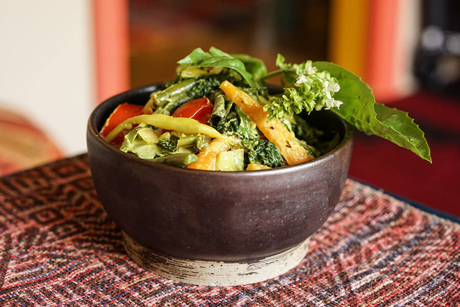 Stir Fried Curried Vegetables