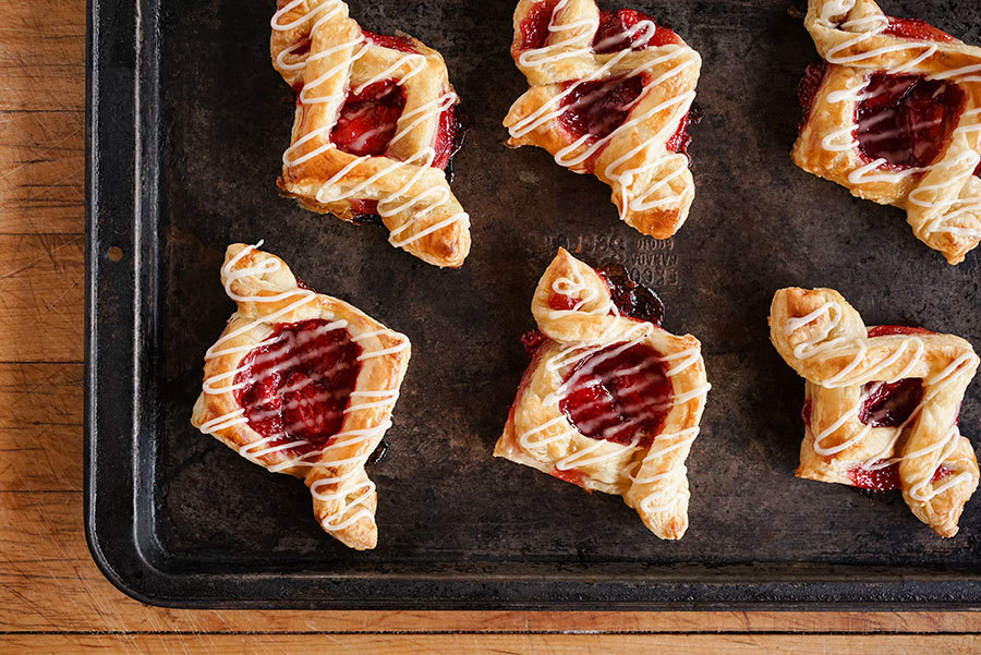 Strawberry Danish And Lemon Sansho Icing