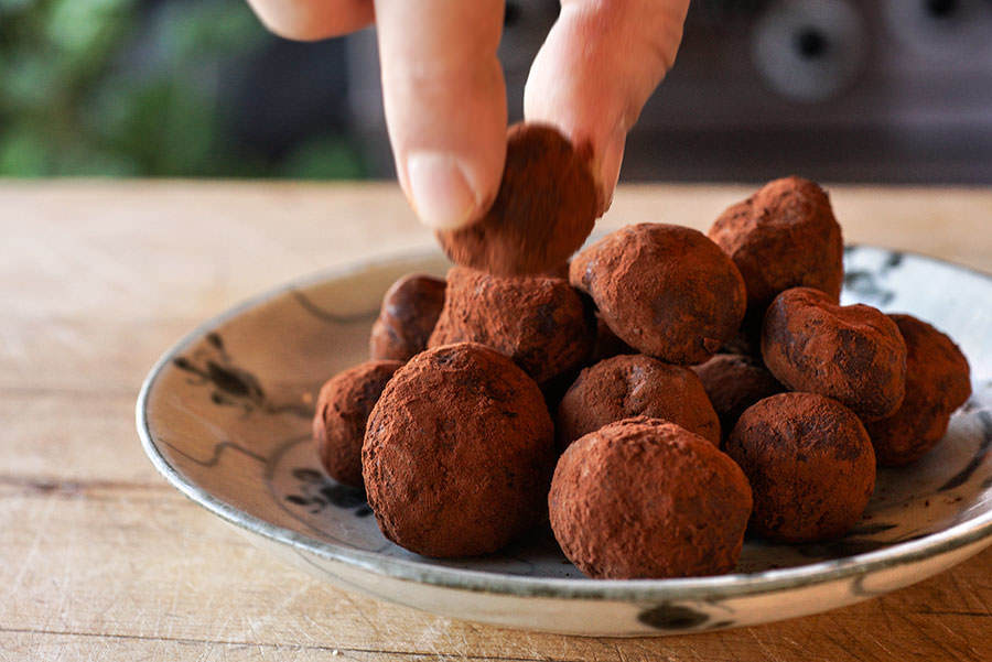 3 Pepper Chocolate Truffles