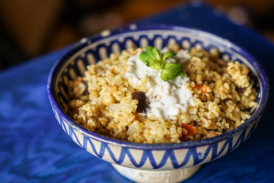 Vegetarian Bulgur Pilaf