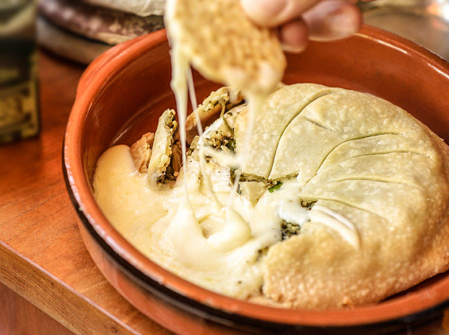 Melted Brie & Herb Pie