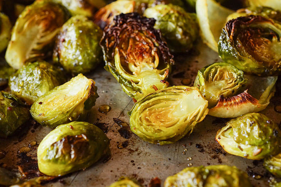 Honey Roast Brussels sprouts