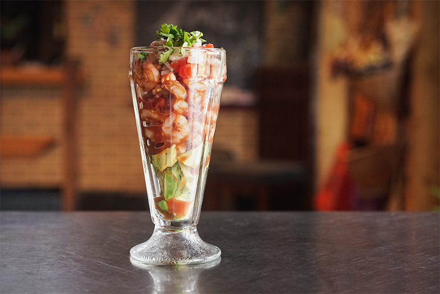 Yucatecan shrimp cocktail