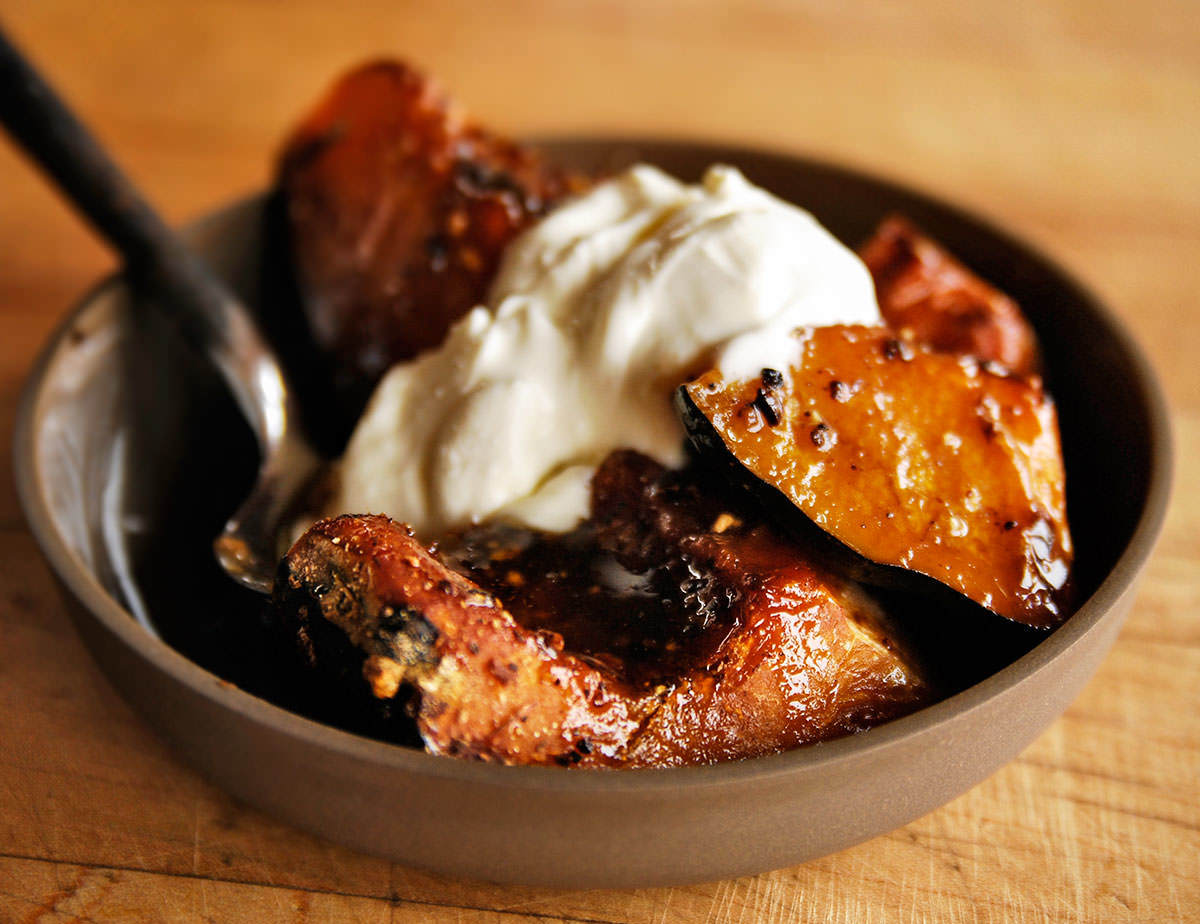 Spicy, caramelized squash