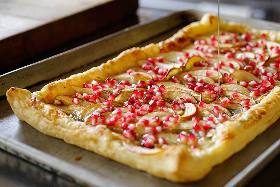 Honey and Apple Galette