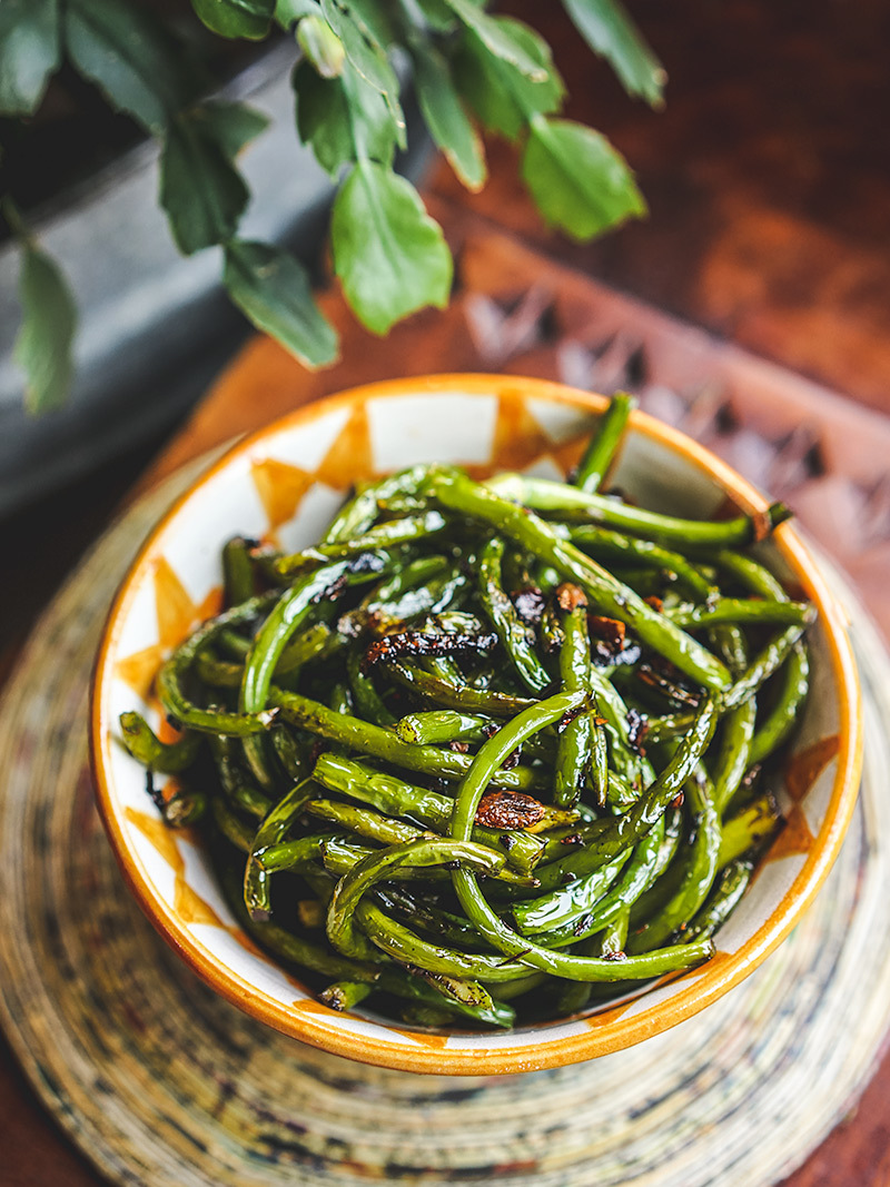 Dry Fried Garlic Stems