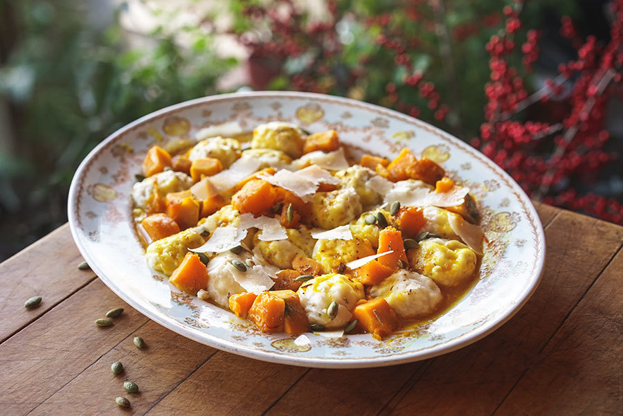 Saffron Pumpkin Gnudi 