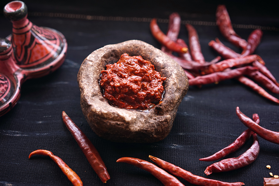 Fragrant homemade harissa