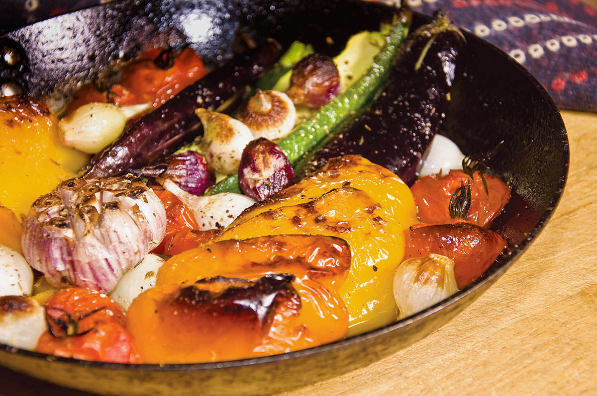 Vegetables Roasted with Mediterranean Herbs