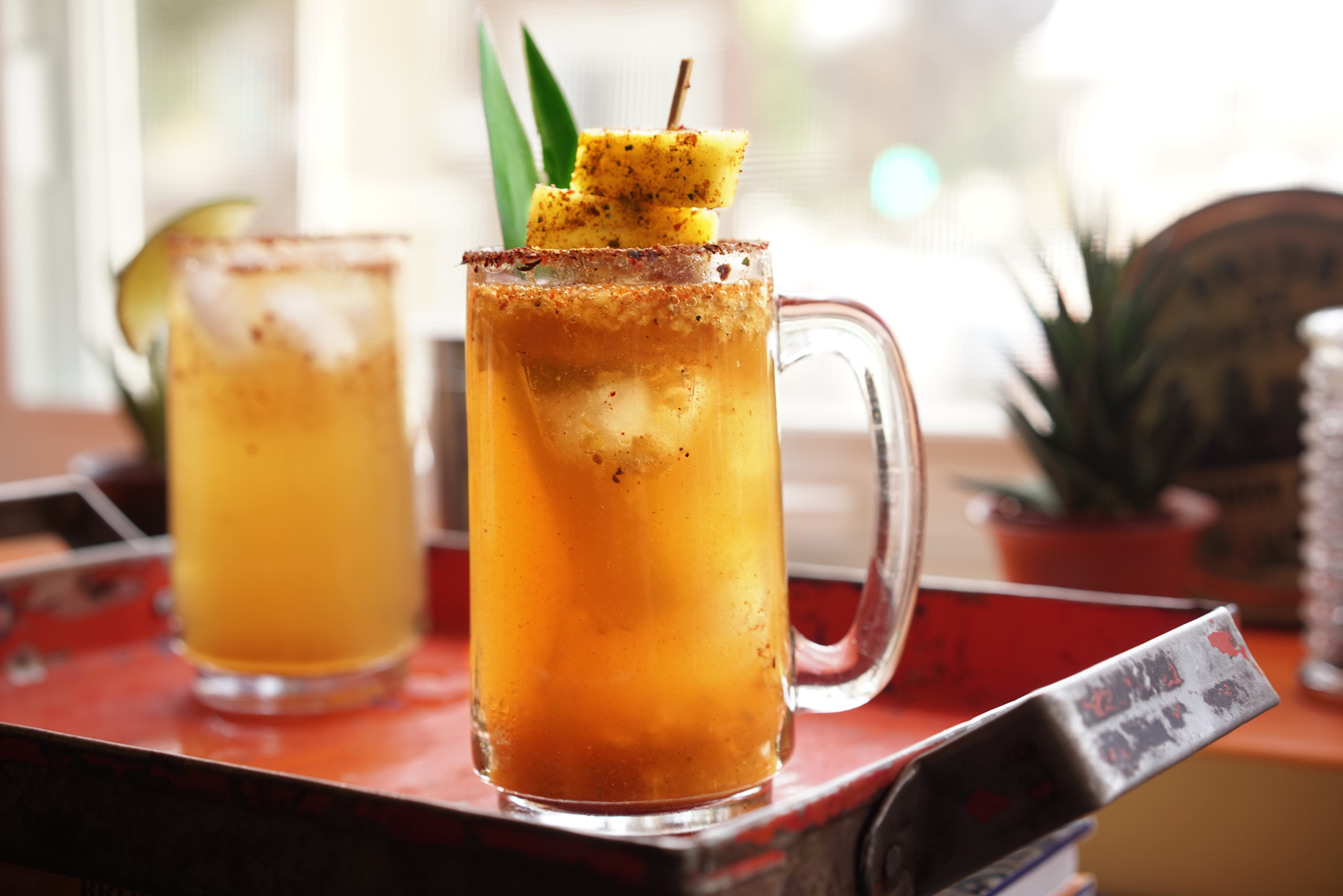 Pineapple michelada