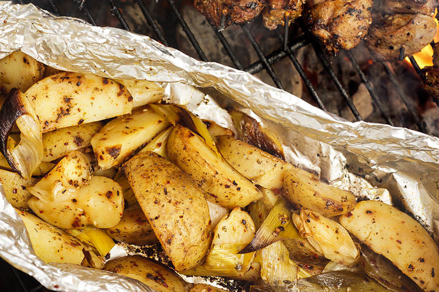 Oaxaca Rub Potatoes Papillote (in Packets)