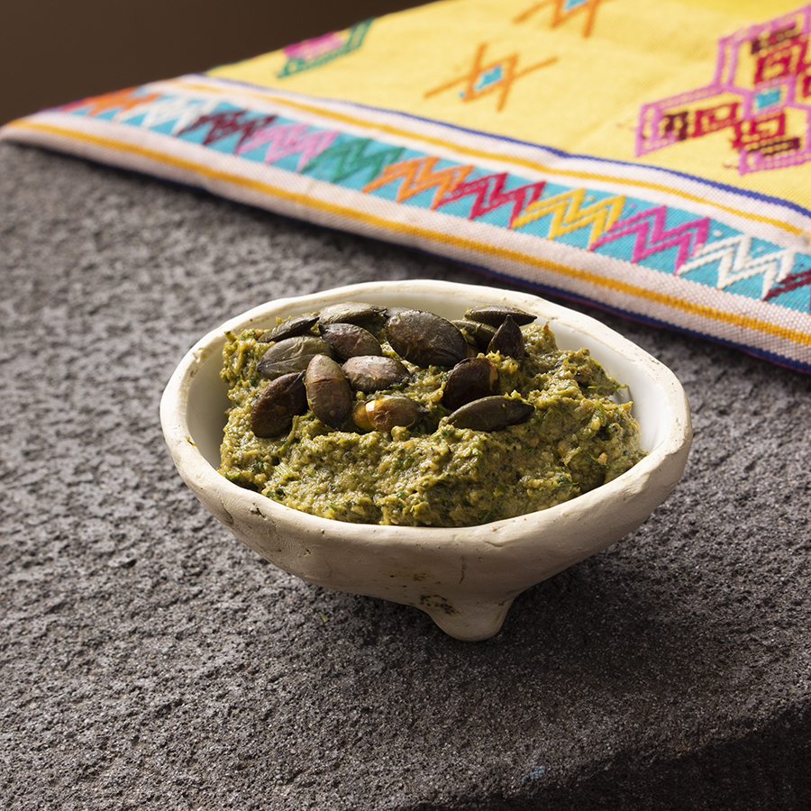 Pasado and pumpkin seed pesto