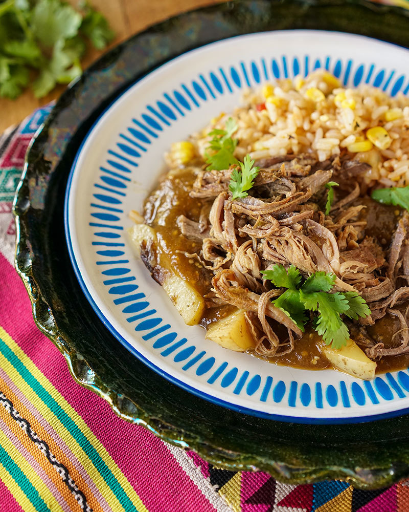 Tomatillo Pulled Beef