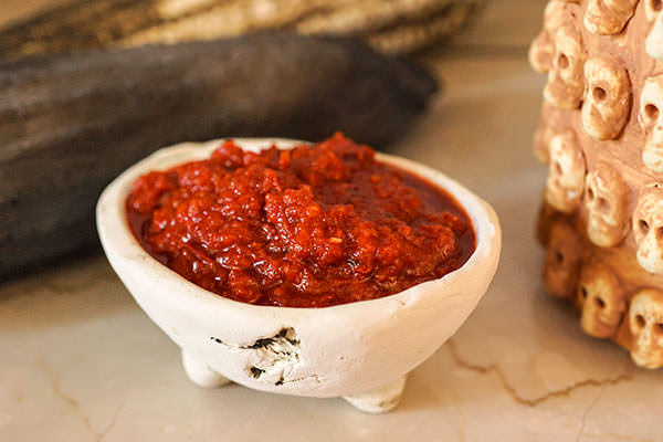 Crispina's Masa de chile seco - Dried chili salsa
