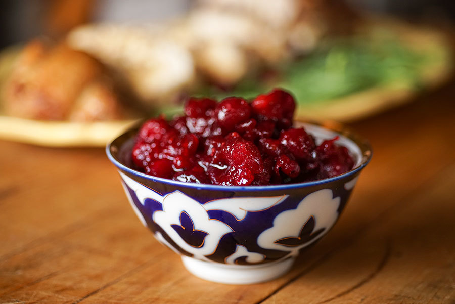 Red Wine Cranberry Sauce