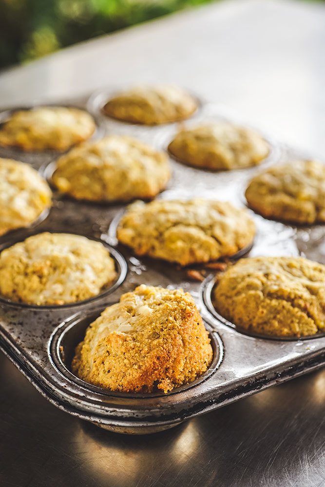 Savory corn muffins 